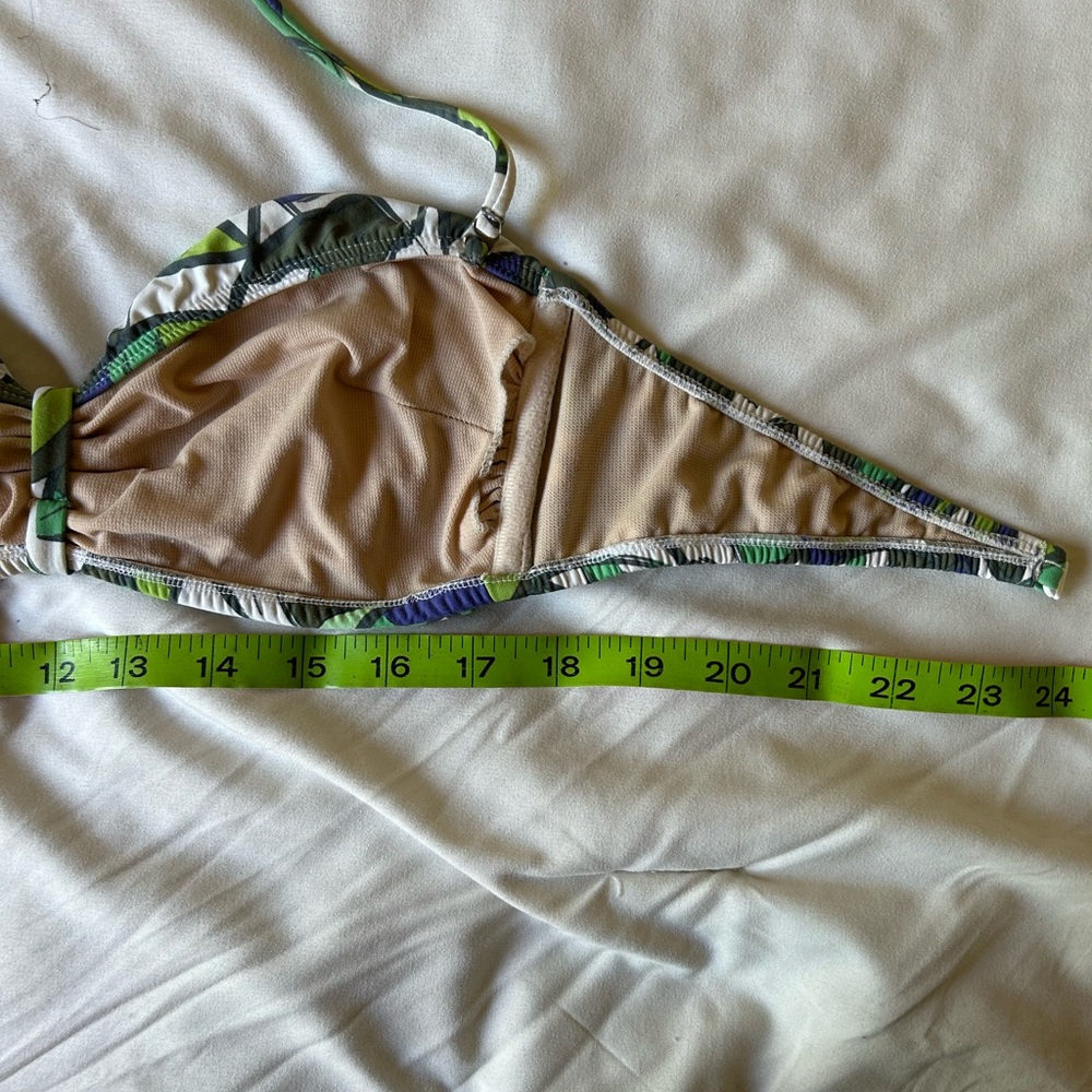 Multicolor Leaf Life Pattern Two Piece Bikini Bat… - image 6